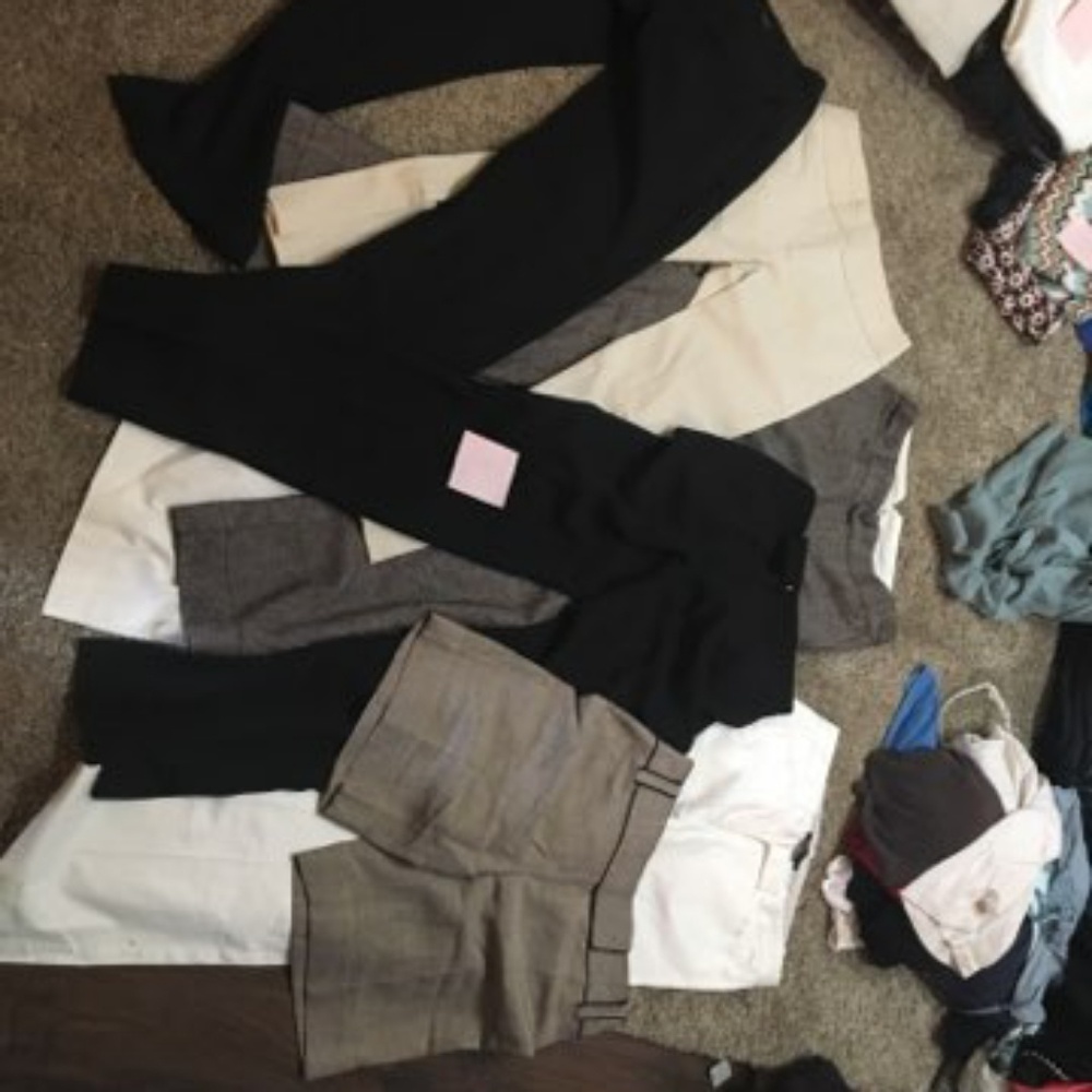dress pants/slacks/trousers and dress short/capris